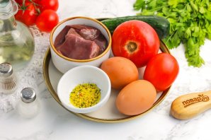 Салат из печени - фото шаг 1