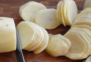 Картофель со сливками в духовке - фото шаг 1