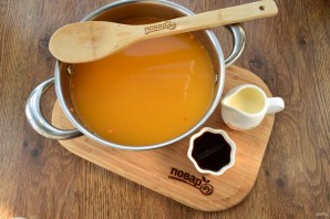 Куриный суп-пюре с макаронами - фото шаг 6