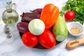 Шашлык из овощей - фото шаг 1