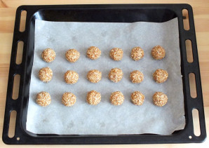 Кунжутное печенье без муки - фото шаг 7
