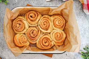 Рулетики с корицей и глазурью - фото шаг 13