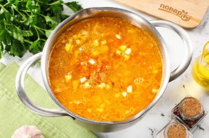 Суп с килькой в томате с вермишелью - фото шаг 7