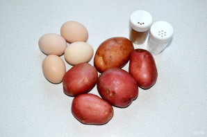 Картошка с яйцом в духовке - фото шаг 1