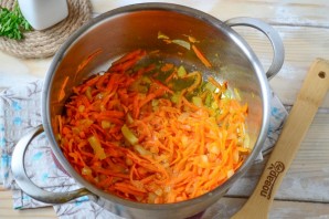 Тыквенно-морковный суп "Осень с остринкой" - фото шаг 4