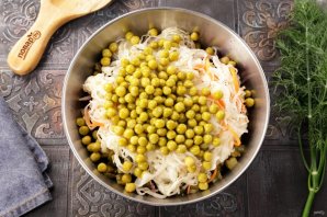 Винегрет с зелёным яблоком