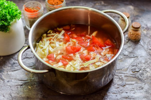 Томатный суп с сельдереем для похудения - фото шаг 6