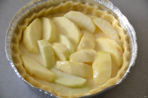 Пирог "Яблоки на снегу" - фото шаг 12