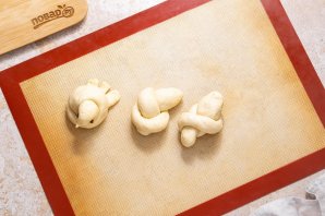 Постные булочки "Жаворонки" - фото шаг 12