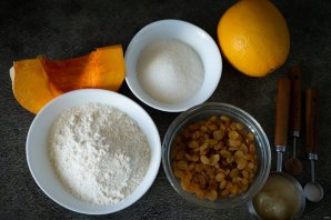 Постный тыквенный пирог - фото шаг 1