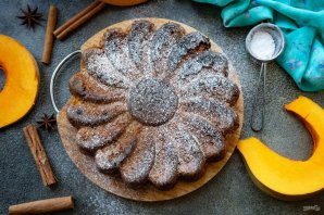 Постный тыквенный пирог - фото шаг 10