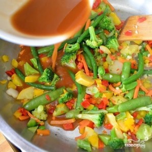 Кисло-сладкий овощной стир-фрай - фото шаг 5
