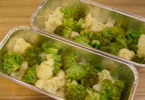 Цветная капуста и брокколи, запеченные в духовке - фото шаг 5