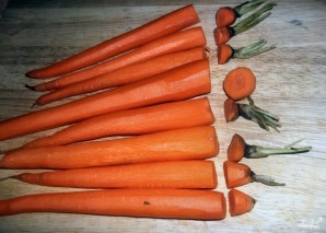 Морковь в фольге - фото шаг 1