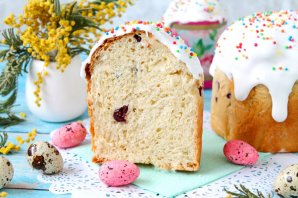 Кулич на топленом молоке - фото шаг 19