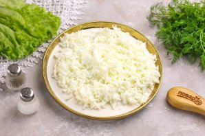 Крабовый салат "Белая лошадь" - фото шаг 6