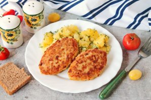 Рыбные котлеты с морковью - фото шаг 8