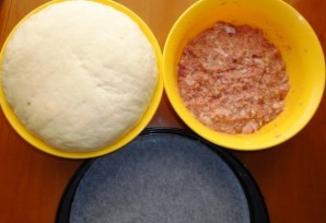 Дрожжевой пирог с мясом - фото шаг 4