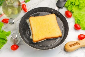 Тосты с ветчиной и сыром - фото шаг 4