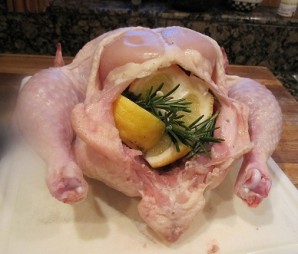 Курица, запеченная в духовке в фольге - фото шаг 1