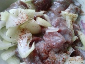 Рецепт мяса с овощами в рукаве - фото шаг 3