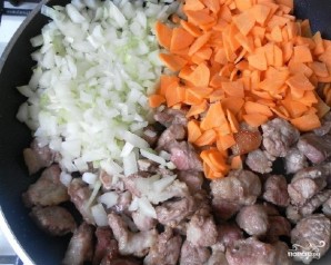 Овощное рагу со свининой и кабачками - фото шаг 2