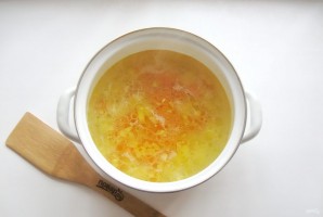 Овощной суп с сырными шариками - фото шаг 4