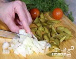 Макаронный салат с копченой рыбой - фото шаг 1
