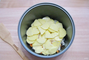 Форель с картофелем в мультиварке - фото шаг 4