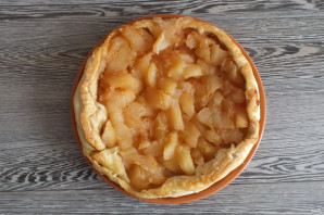 Пирог с жареными яблоками - фото шаг 9