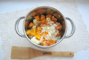 Суп-пюре из тыквы и цветной капусты - фото шаг 6