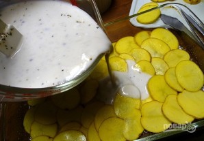 Фарш, картошка и сыр в духовке - фото шаг 5