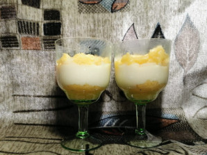 Десерт в стакане с полентой "Bravolli" - фото шаг 6