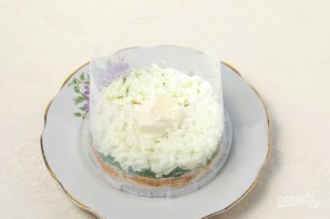Салат "Мимоза" (рецепт с рисом) - фото шаг 4