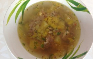 Гречневый суп со свининой - фото шаг 6