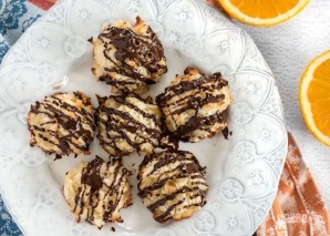 Кокосовое печенье с шоколадной глазурью - фото шаг 10