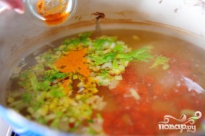 Куриный суп с лапшой и сельдереем - фото шаг 3