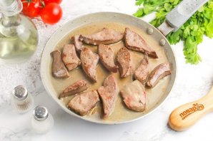 Салат из печени - фото шаг 3