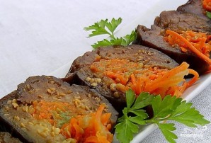 Квашеные баклажаны с морковкой и чесноком  - фото шаг 10