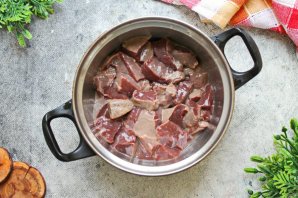 Печень по-корейски