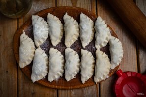 Постные вареники с грибами - фото шаг 13