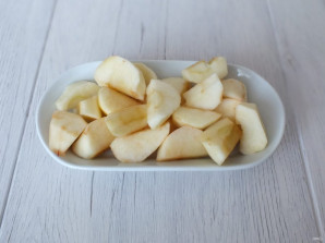 Яблочный пирог с пудингом - фото шаг 11