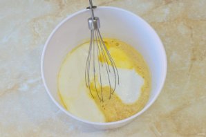 Блины на кефире с кипятком - фото шаг 4