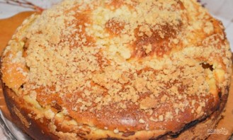 Пирог с творогом и штрейзелем - фото шаг 7