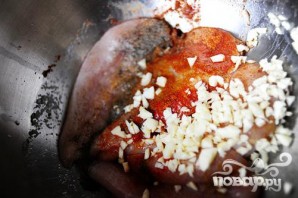 Куриные грудки в маринаде с помидорами - фото шаг 1