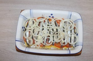 Мойва с картошкой в духовке - фото шаг 9