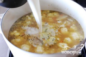 Вкусный суп из цветной капусты - фото шаг 13