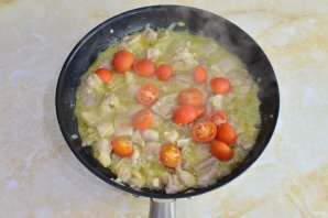 Феттуччине с жареным куриным филе и соусом "Песто" - фото шаг 10