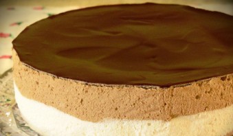 Шоколадное суфле для торта - фото шаг 5