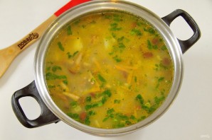 Суп с опятами - фото шаг 8